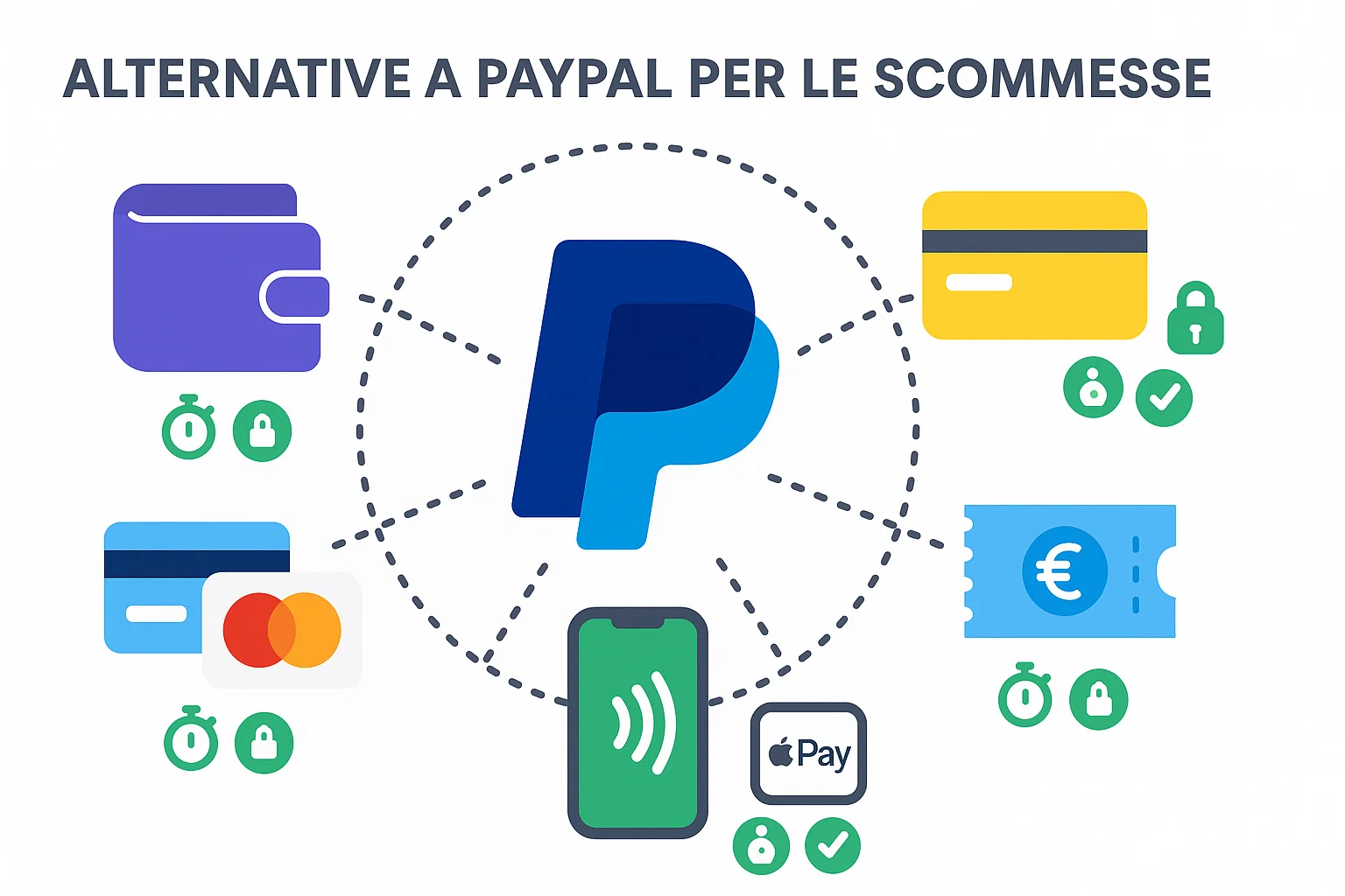 Alternative a PayPal per scommesse online: Skrill, Neteller, carte, PostePay e Paysafecard