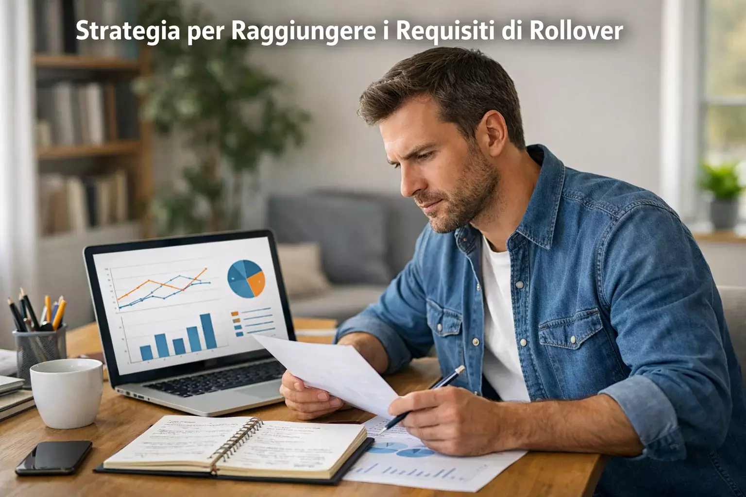 Persona concentrata che studia grafici su laptop in ambiente studio